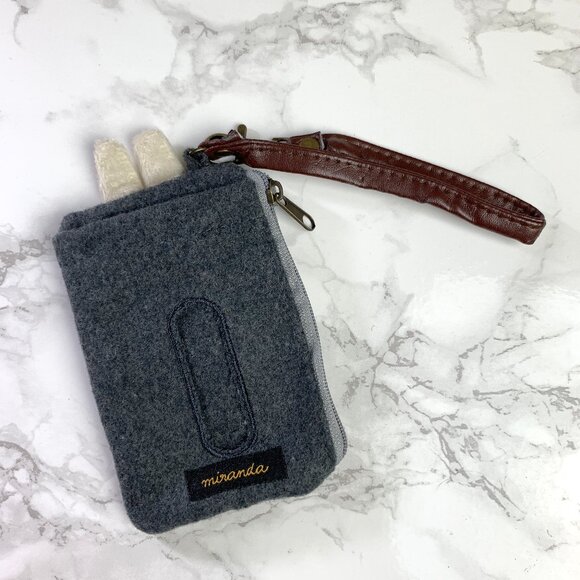 Miranda Cat Card Holder + Coin Purse - Calico Cat - Picture 3 of 6